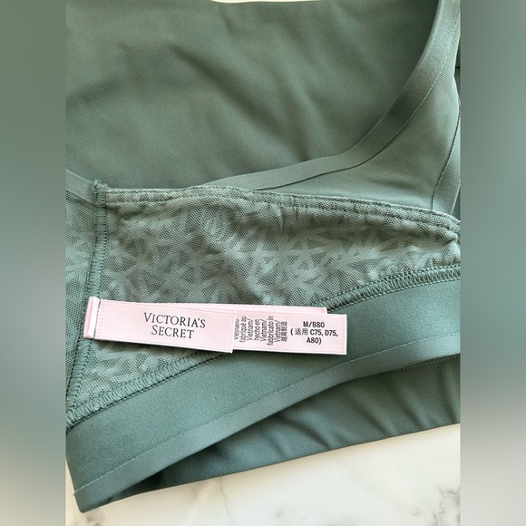 Victoria's Secret Sport Sage Green Sports Bra & Leggings Set Small Medium - Picture 11 of 15